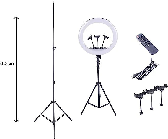 Lampa circulara RL46 cm Ring light profesional - Geanta CADOU