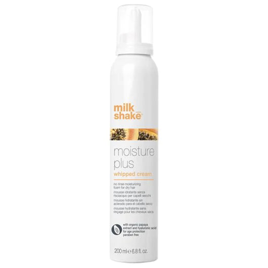 MilkShake Moisture Plus Whipped Cream 200ml - Spuma Leave-In Cu Acid Hialuronic - Sophie Lashes Shop