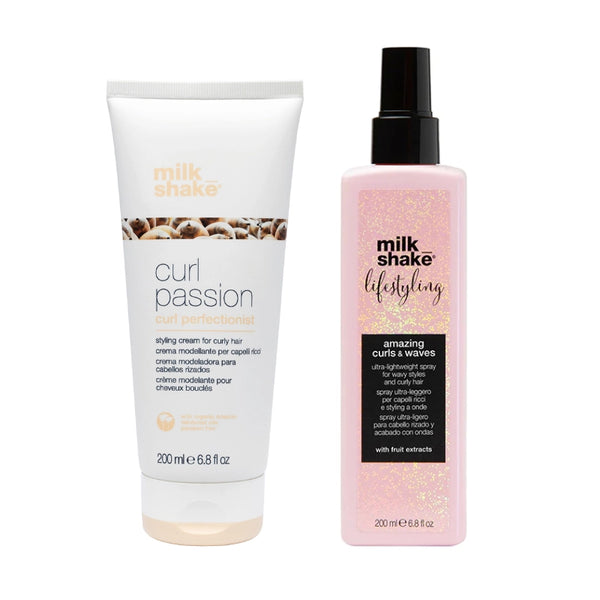 Pachet styling - Curl Perfectionist 200ml, Amazing curls and waves 200ml Milk Shake - Sophie Lashes Shop