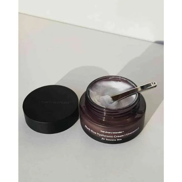 HaruHaru Wonder Black Rice Hyaluronic Cream, Unscented, 50ml - Sophie Lashes Shop