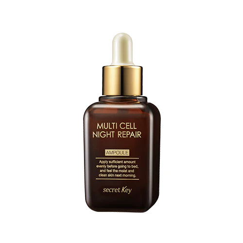 Multi Cell Night Repair Ampoule, 50ml, Secret Key, Ser de noapte - Sophie Lashes Shop